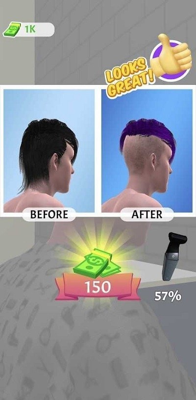 真实的发型3D游戏