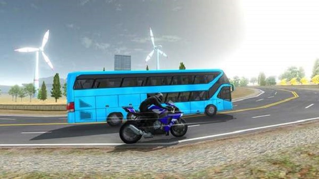 高速巴士vs摩托车游戏