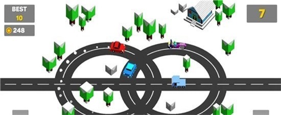 3D环形公路冲刺游戏