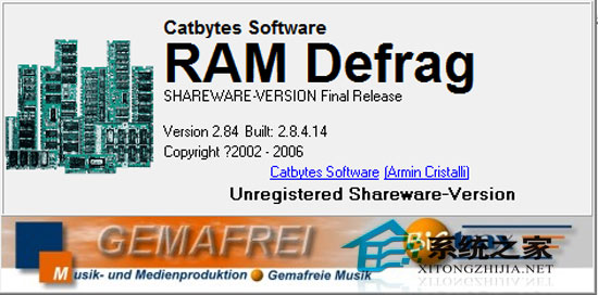 RAM Defrag(内存优化整理) V2.8.4.14 绿色汉化版
