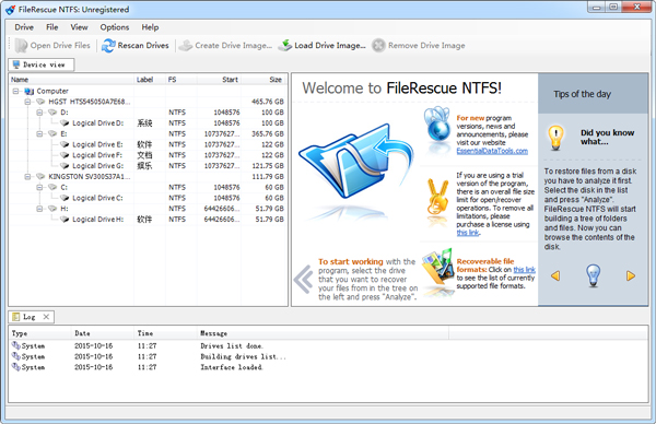 FileRescue(文件恢复软件) V4.13.216