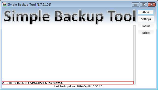 Simple Backup Tool(文件备份工具) V1.7.2.101 英文版