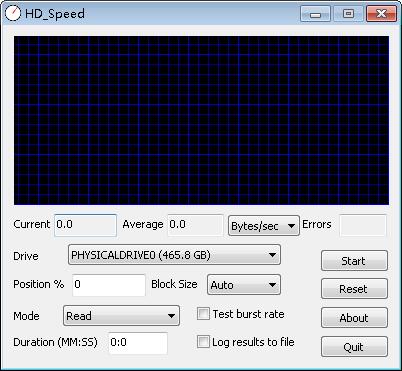 HD Speed(磁盘读取速度测试) V1.7.8.107 绿色版