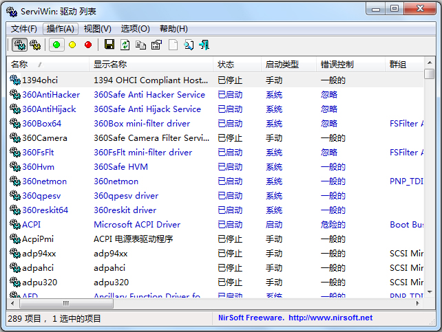 ServiWin(驱动设置软件) V1.71 中文绿色版