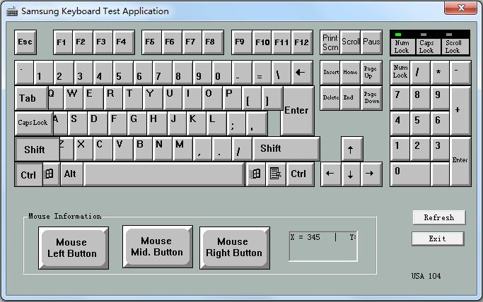 Samsung Keyboard Test Application