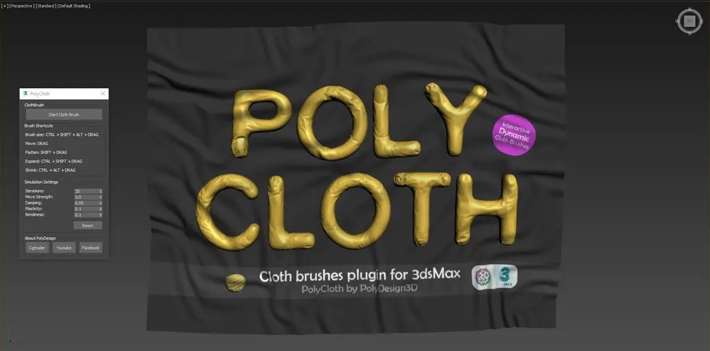 PolyCloth ClothBrush