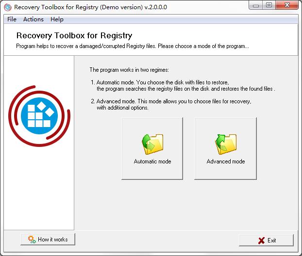 Recovery Toolbox for Registry