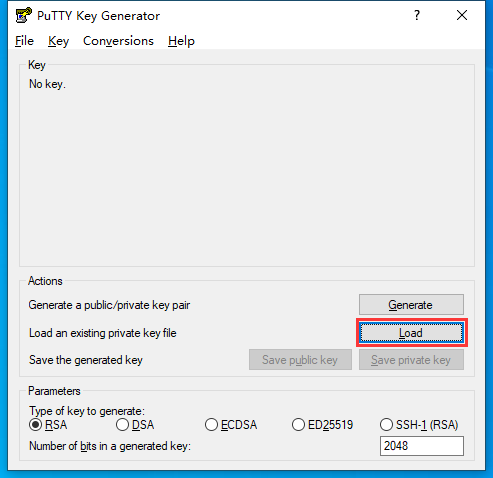 百度云服务器密钥对怎么转换成putty可用格式.ppk文件