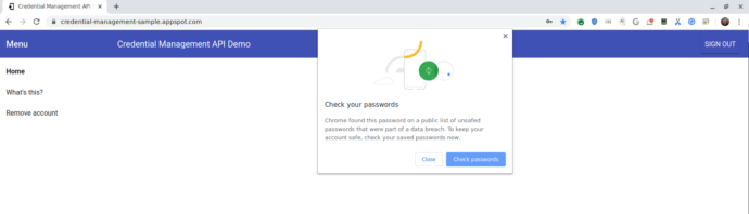 Google Chrome 76集成泄露密码检测功能
