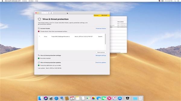 继Windows 10之后 Defender出现在Mac版上