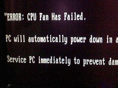 电脑重启后出现“ERROR：cpu fan has failed”该怎么办