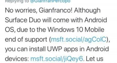 微软回应开发者可在Surface Duo上运行UWP应用