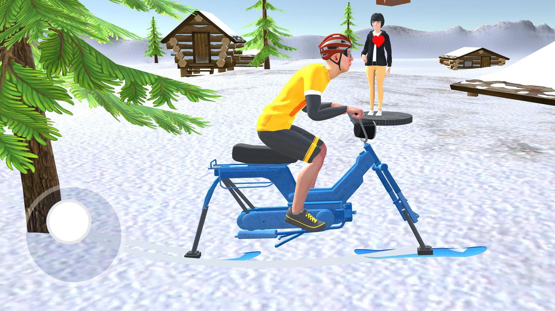 雪地自行车骑行下载