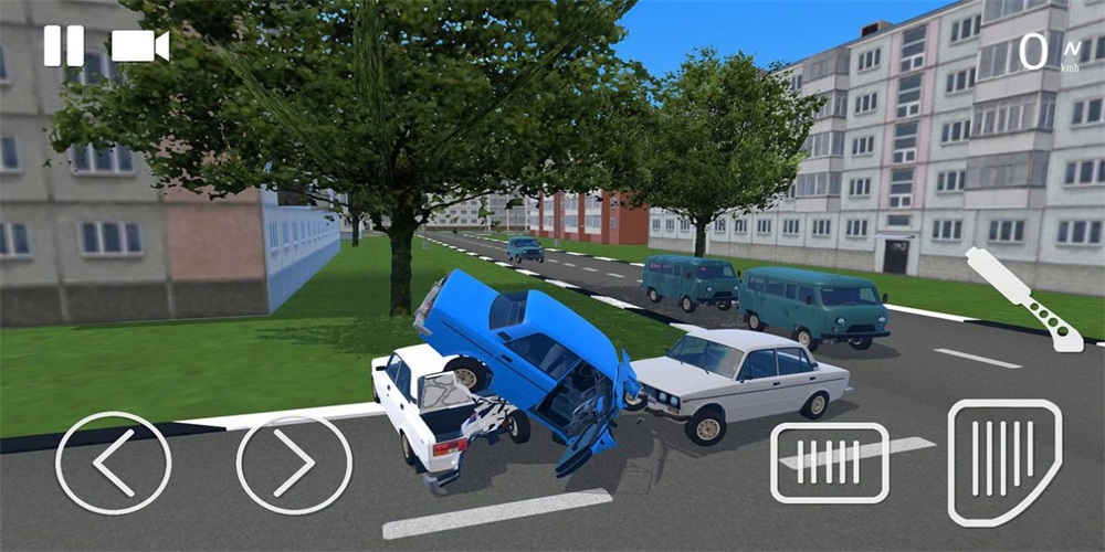 俄罗斯汽车碰撞模拟器游戏免费版